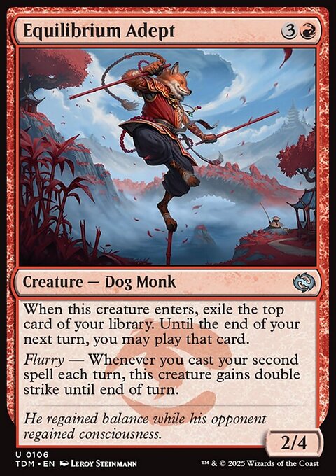 Equilibrium Adept, Tarkir: Dragonstorm #106, Magic: The Gathering card