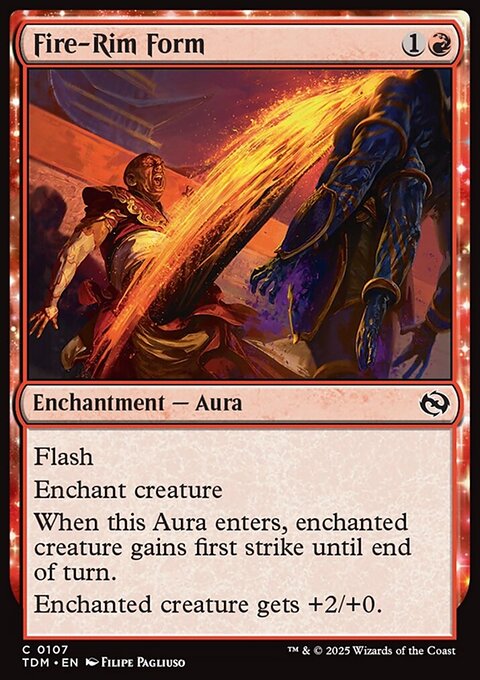 Fire-Rim Form, Tarkir: Dragonstorm #107, Magic: The Gathering card