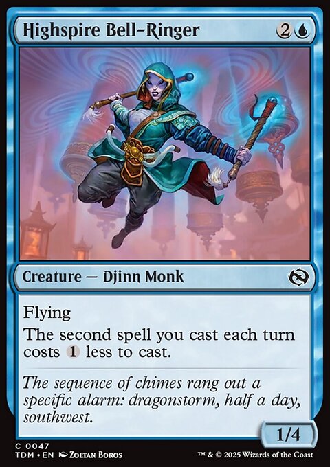 Highspire Bell-Ringer, Tarkir: Dragonstorm #47, Magic: The Gathering card