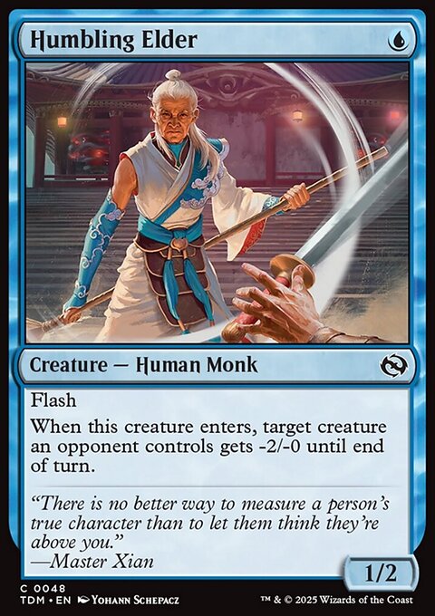 Humbling Elder, Tarkir: Dragonstorm #48, Magic: The Gathering card