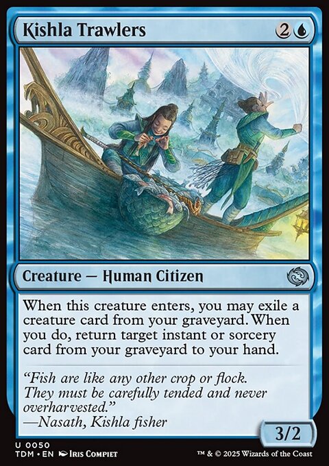 Kishla Trawlers, Tarkir: Dragonstorm #50, Magic: The Gathering card