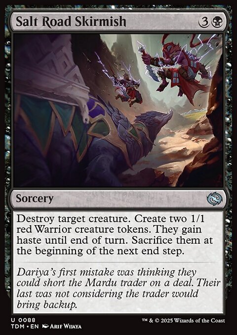 Salt Road Skirmish, Tarkir: Dragonstorm #88, Magic: The Gathering card