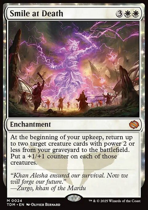 Smile at Death, Tarkir: Dragonstorm #24, Magic: The Gathering card