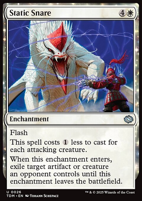 Static Snare, Tarkir: Dragonstorm #26, Magic: The Gathering card