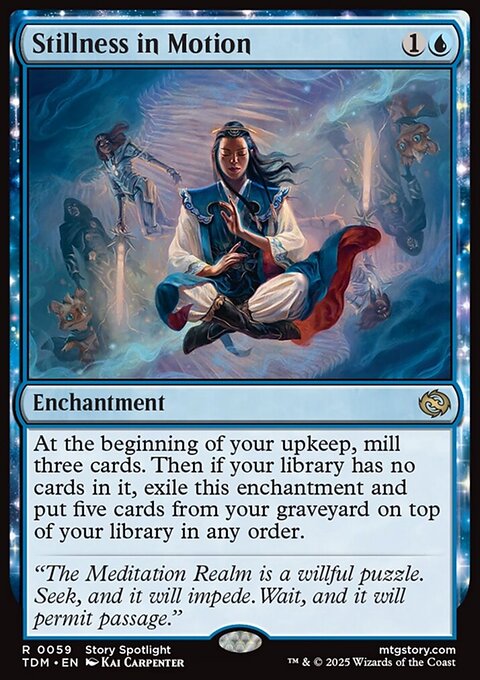 Stillness in Motion, Tarkir: Dragonstorm #59, Magic: The Gathering card