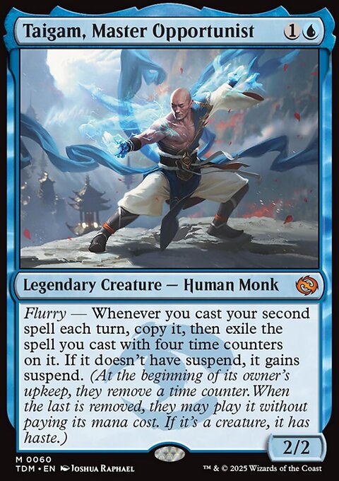Taigam, Master Opportunist, Tarkir: Dragonstorm #60, Magic: The Gathering card