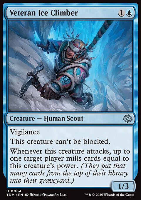 Veteran Ice Climber, Tarkir: Dragonstorm #64, Magic: The Gathering card