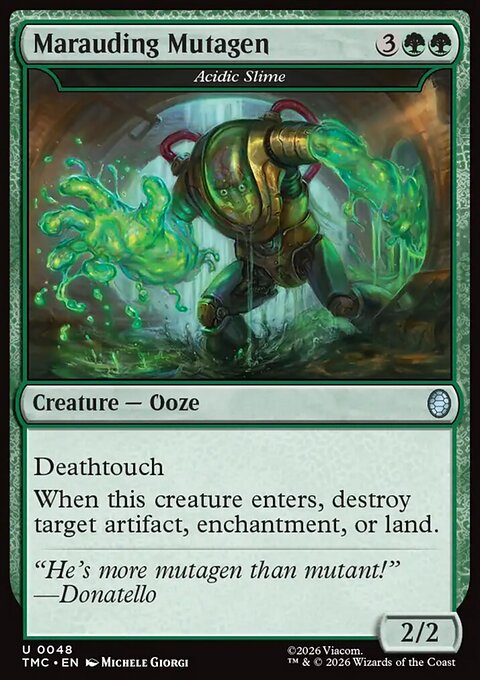 Acidic Slime, Teenage Mutant Ninja Turtles Eternal #48, Magic: The Gathering card