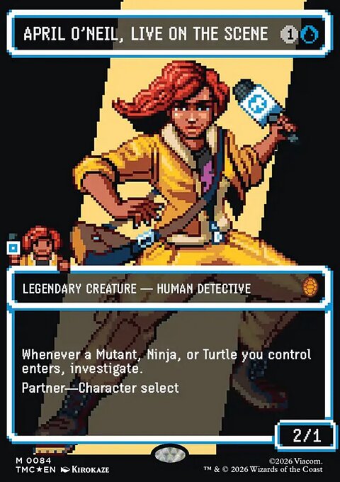 April O'Neil, Live on the Scene, Teenage Mutant Ninja Turtles Eternal #84, Magic: The Gathering card