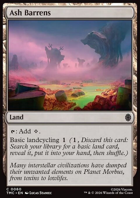Ash Barrens, Teenage Mutant Ninja Turtles Eternal #60, Magic: The Gathering card