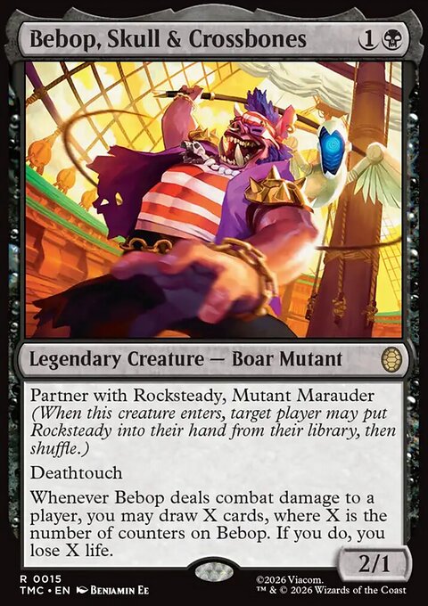 Bebop, Skull & Crossbones, Teenage Mutant Ninja Turtles Eternal #15, Magic: The Gathering card