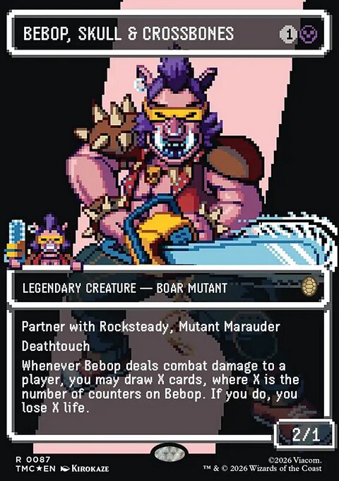 Bebop, Skull & Crossbones, Teenage Mutant Ninja Turtles Eternal #87, Magic: The Gathering card