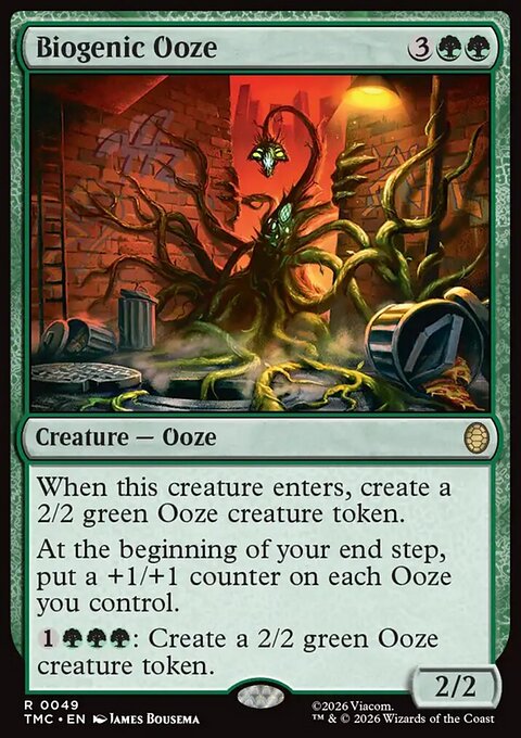 Biogenic Ooze, Teenage Mutant Ninja Turtles Eternal #49, Magic: The Gathering card