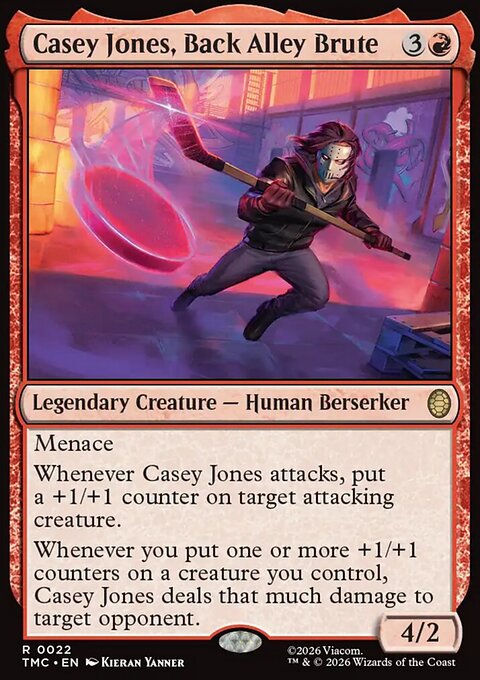 Casey Jones, Back Alley Brute, Teenage Mutant Ninja Turtles Eternal #22, Magic: The Gathering card