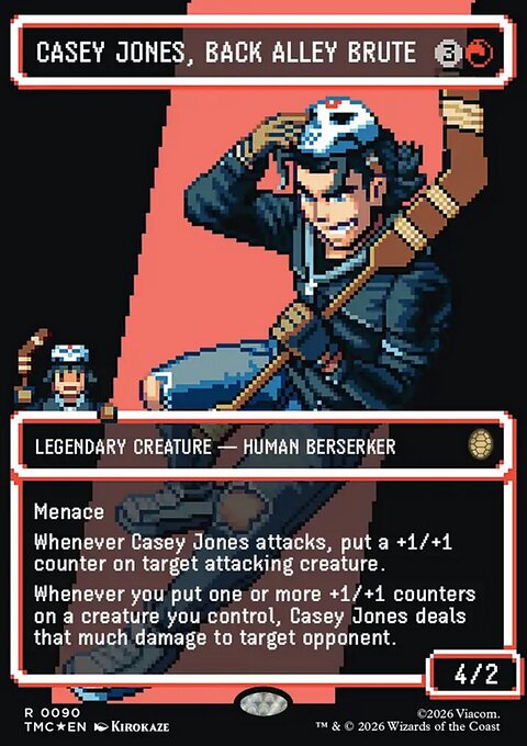 Casey Jones, Back Alley Brute, Teenage Mutant Ninja Turtles Eternal #90, Magic: The Gathering card