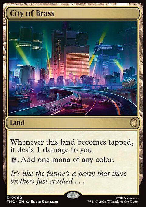 City of Brass, Teenage Mutant Ninja Turtles Eternal #62, Magic: The Gathering card