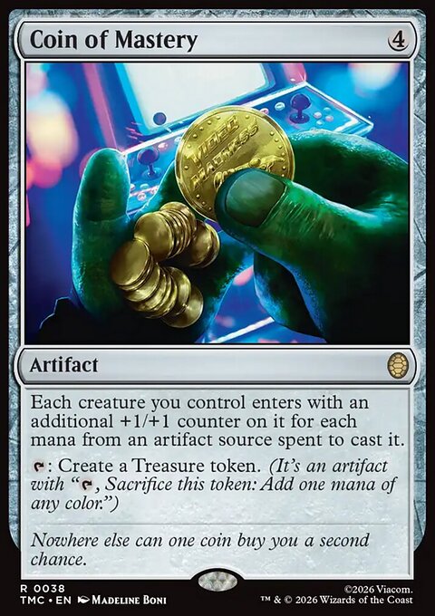 Coin of Mastery, Teenage Mutant Ninja Turtles Eternal #38, Magic: The Gathering card