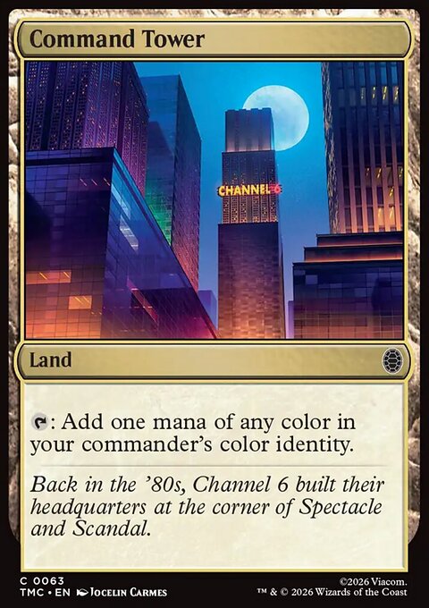 Command Tower, Teenage Mutant Ninja Turtles Eternal #63, Magic: The Gathering card