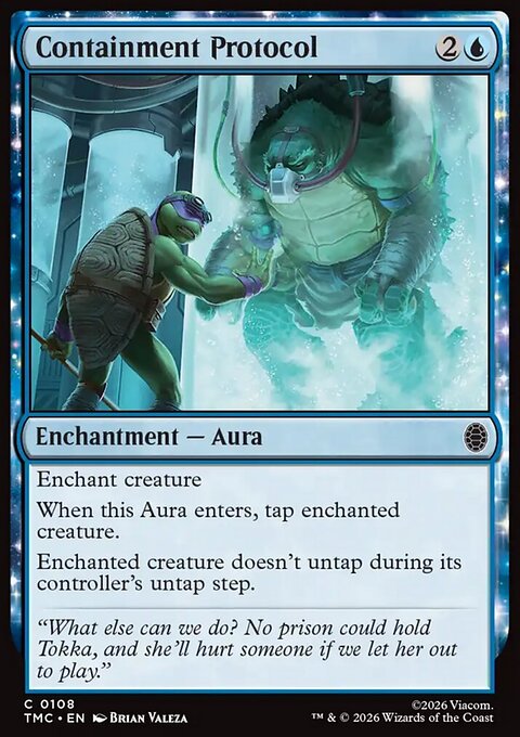 Containment Protocol, Teenage Mutant Ninja Turtles Eternal #108, Magic: The Gathering card