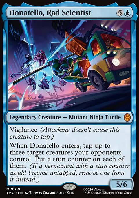 Donatello, Rad Scientist, Teenage Mutant Ninja Turtles Eternal #109, Magic: The Gathering card