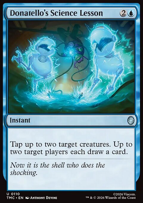 Donatello's Science Lesson, Teenage Mutant Ninja Turtles Eternal #110, Magic: The Gathering card