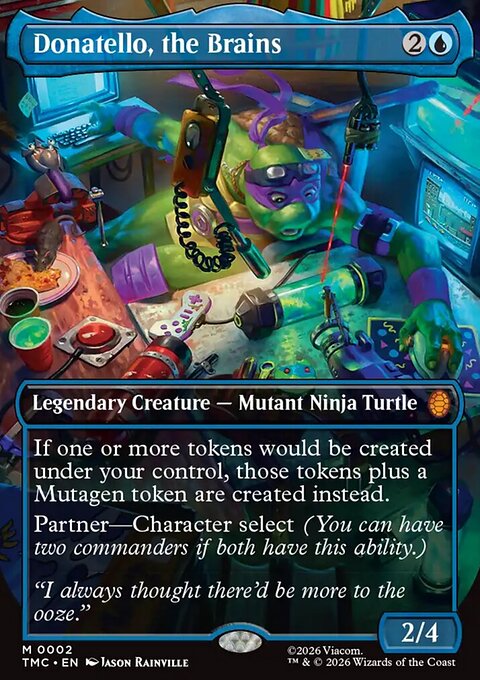 Donatello, the Brains, Teenage Mutant Ninja Turtles Eternal #2, Magic: The Gathering card