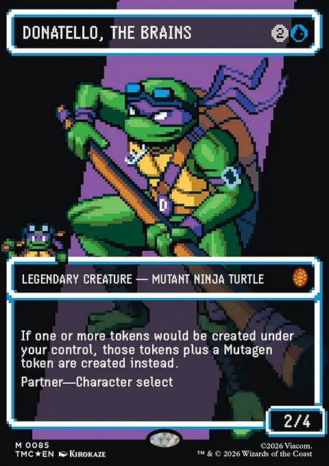Donatello, the Brains, Teenage Mutant Ninja Turtles Eternal #85, Magic: The Gathering card