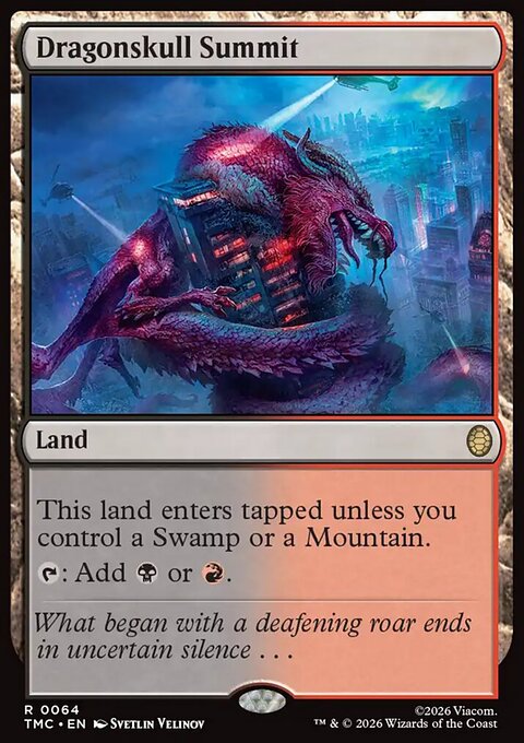 Dragonskull Summit, Teenage Mutant Ninja Turtles Eternal #64, Magic: The Gathering card
