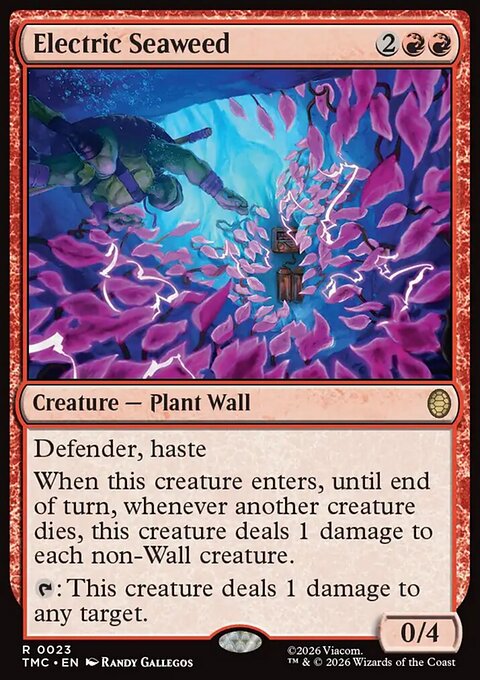 Electric Seaweed, Teenage Mutant Ninja Turtles Eternal #23, Magic: The Gathering card