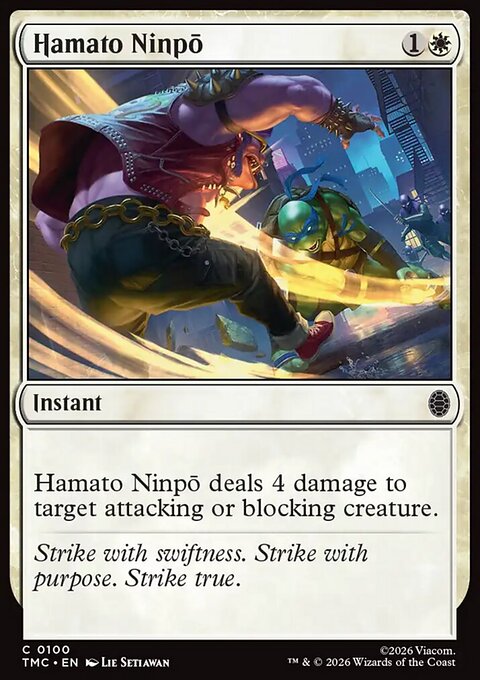 Hamato Ninpō, Teenage Mutant Ninja Turtles Eternal #100, Magic: The Gathering card