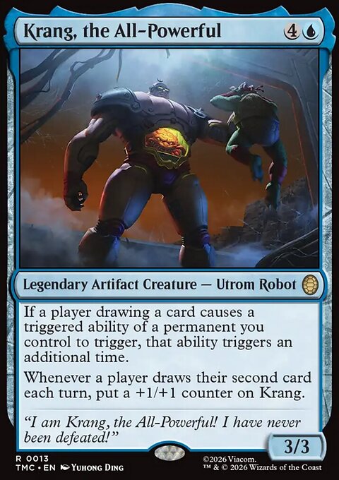 Krang, the All-Powerful, Teenage Mutant Ninja Turtles Eternal #13, Magic: The Gathering card