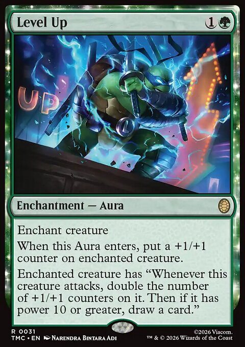 Level Up, Teenage Mutant Ninja Turtles Eternal #31, Magic: The Gathering card