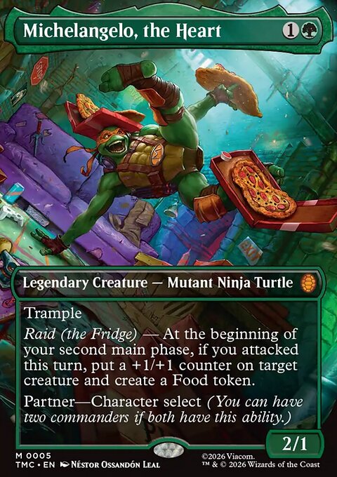 Michelangelo, the Heart, Teenage Mutant Ninja Turtles Eternal #5, Magic: The Gathering card