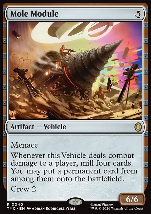 Mole Module, Teenage Mutant Ninja Turtles Eternal #40, Magic: The Gathering card