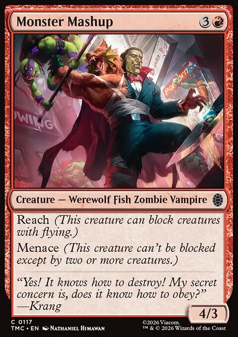 Monster Mashup, Teenage Mutant Ninja Turtles Eternal #117, Magic: The Gathering card