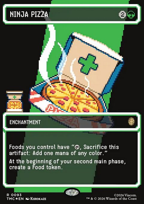 Ninja Pizza, Teenage Mutant Ninja Turtles Eternal #93, Magic: The Gathering card