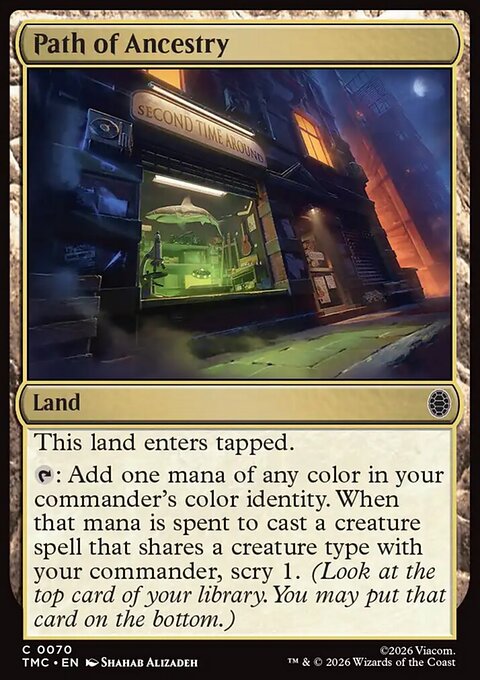 Path of Ancestry, Teenage Mutant Ninja Turtles Eternal #70, Magic: The Gathering card
