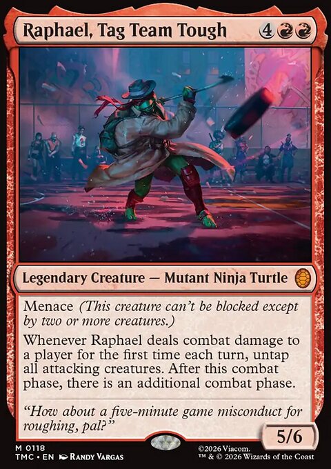 Raphael, Tag Team Tough, Teenage Mutant Ninja Turtles Eternal #118, Magic: The Gathering card