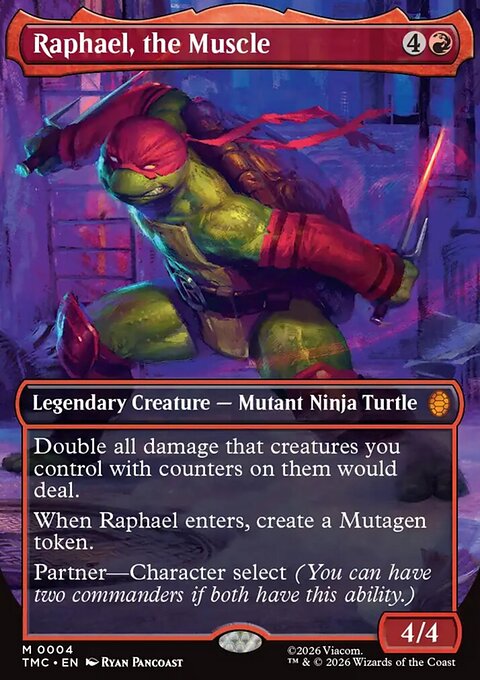 Raphael, the Muscle, Teenage Mutant Ninja Turtles Eternal #4, Magic: The Gathering card