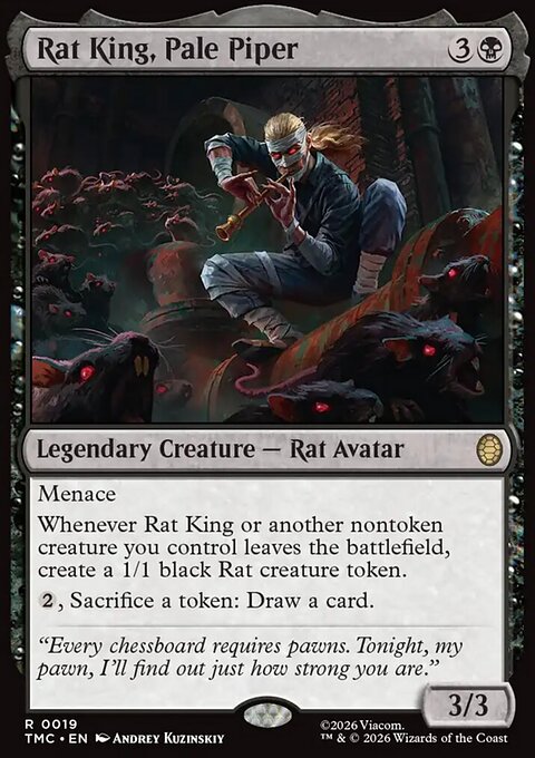 Rat King, Pale Piper, Teenage Mutant Ninja Turtles Eternal #19, Magic: The Gathering card