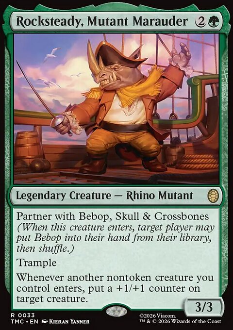 Rocksteady, Mutant Marauder, Teenage Mutant Ninja Turtles Eternal #33, Magic: The Gathering card