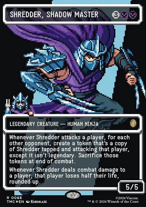 Shredder, Shadow Master, Teenage Mutant Ninja Turtles Eternal #88, Magic: The Gathering card