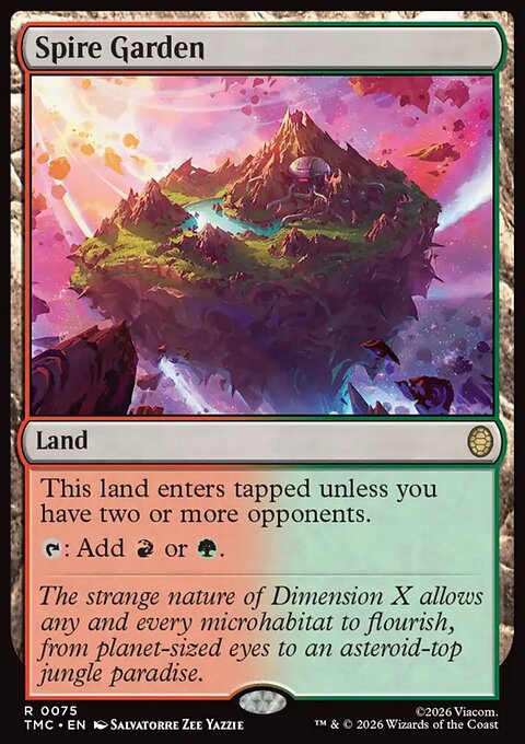 Spire Garden, Teenage Mutant Ninja Turtles Eternal #75, Magic: The Gathering card