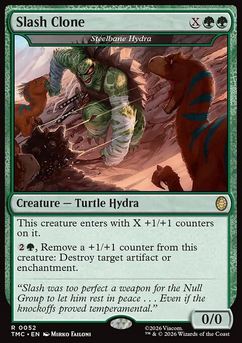 Steelbane Hydra, Teenage Mutant Ninja Turtles Eternal #52, Magic: The Gathering card