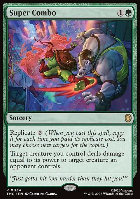 Super Combo, Teenage Mutant Ninja Turtles Eternal #34, Magic: The Gathering card