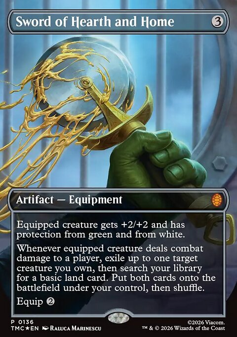 Sword of Hearth and Home, Teenage Mutant Ninja Turtles Eternal #136, Magic: The Gathering card