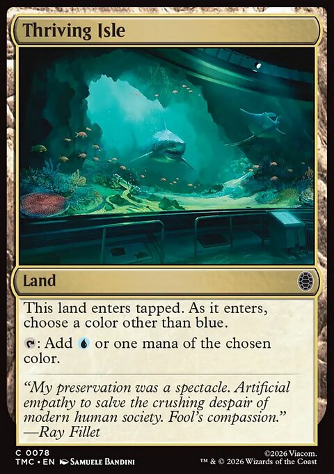 Thriving Isle, Teenage Mutant Ninja Turtles Eternal #78, Magic: The Gathering card