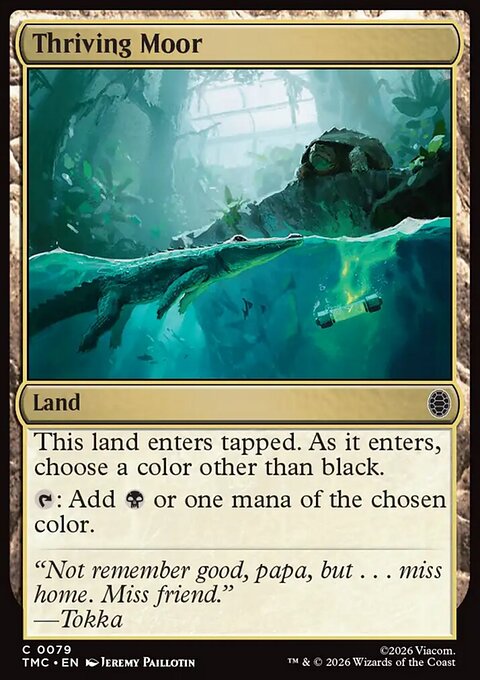 Thriving Moor, Teenage Mutant Ninja Turtles Eternal #79, Magic: The Gathering card