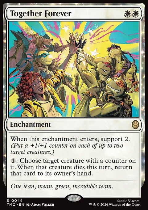 Together Forever, Teenage Mutant Ninja Turtles Eternal #44, Magic: The Gathering card