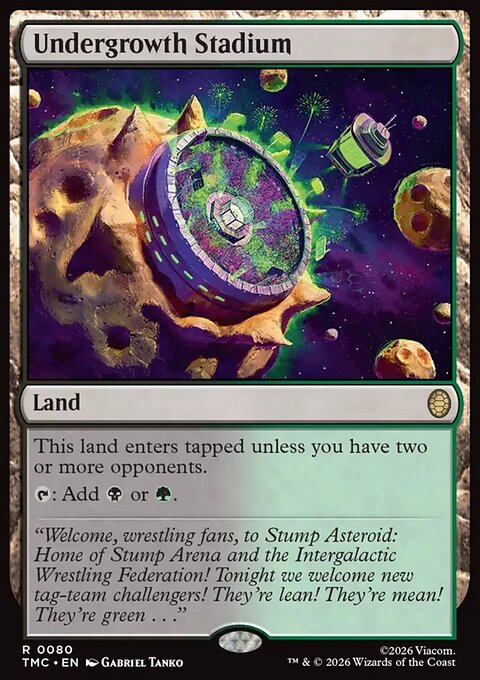 Undergrowth Stadium, Teenage Mutant Ninja Turtles Eternal #80, Magic: The Gathering card